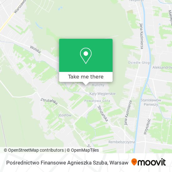 Pośrednictwo Finansowe Agnieszka Szuba map