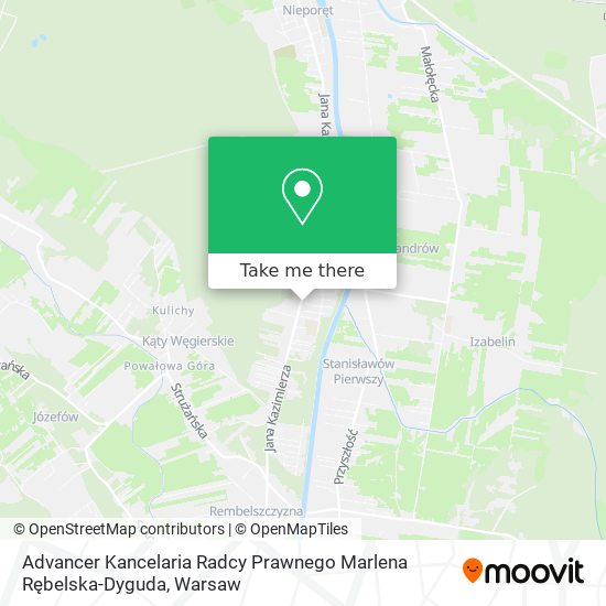 Advancer Kancelaria Radcy Prawnego Marlena Rębelska-Dyguda map