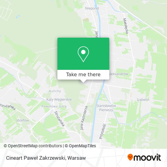 Cineart Paweł Zakrzewski map