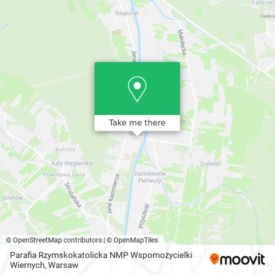 Карта Parafia Rzymskokatolicka NMP Wspomożycielki Wiernych