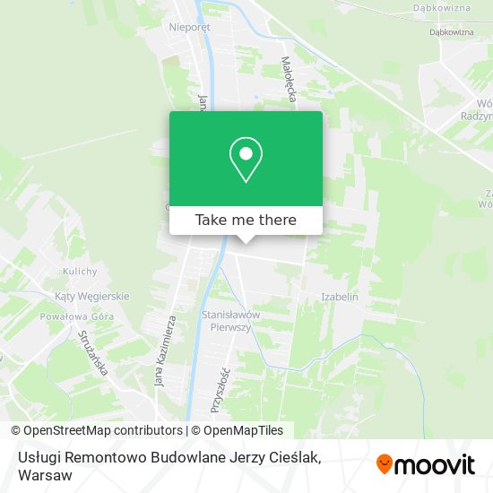 Usługi Remontowo Budowlane Jerzy Cieślak map