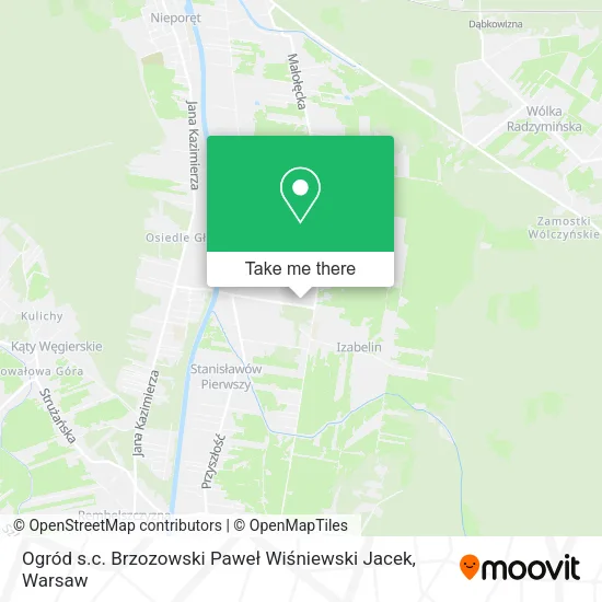 Ogród s.c. Brzozowski Paweł Wiśniewski Jacek map