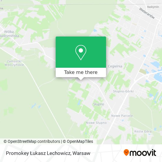 Promokey Łukasz Lechowicz map