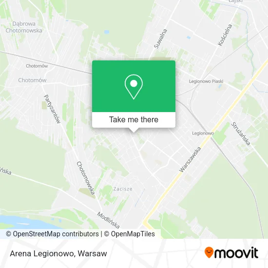 Arena Legionowo map
