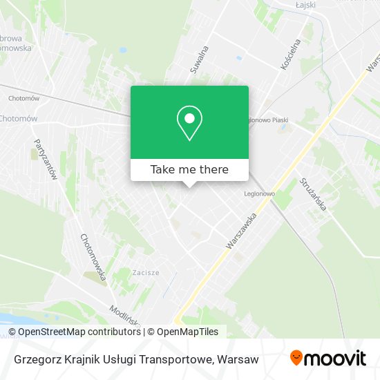 Grzegorz Krajnik Usługi Transportowe map