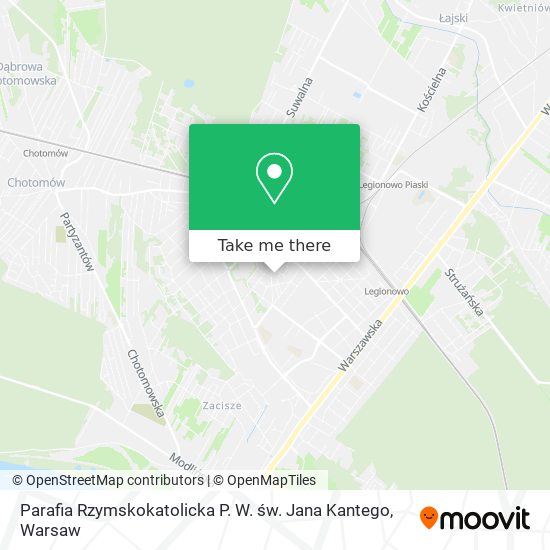 Parafia Rzymskokatolicka P. W. św. Jana Kantego map