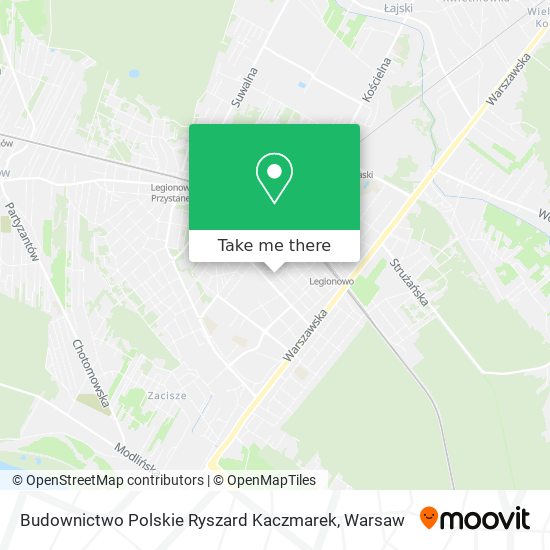 Budownictwo Polskie Ryszard Kaczmarek map