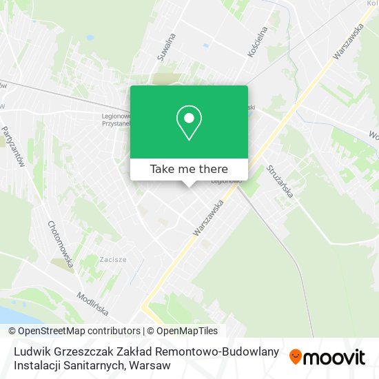 Ludwik Grzeszczak Zakład Remontowo-Budowlany Instalacji Sanitarnych map