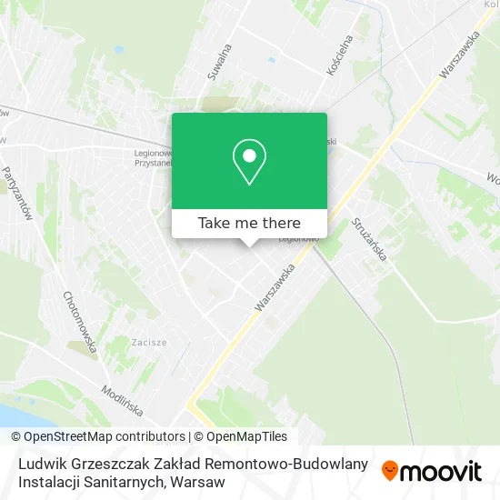 Ludwik Grzeszczak Zakład Remontowo-Budowlany Instalacji Sanitarnych map