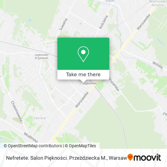 Nefretete. Salon Piękności. Przeżdziecka M. map