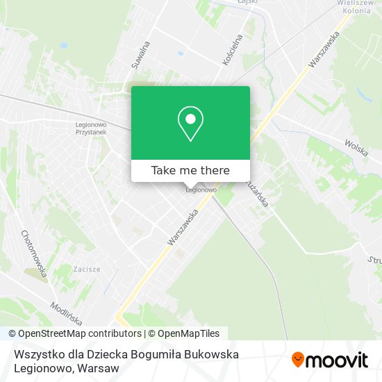 Карта Wszystko dla Dziecka Bogumiła Bukowska Legionowo