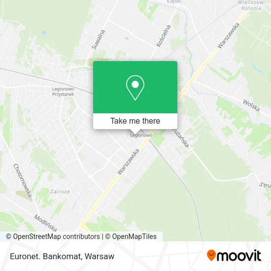 Euronet. Bankomat map