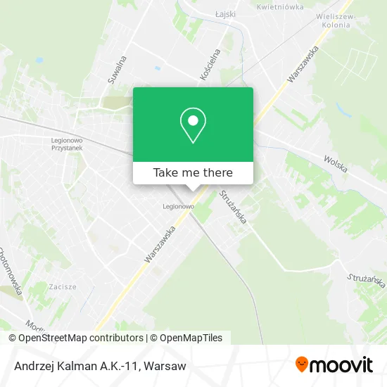 Andrzej Kalman A.K.-11 map