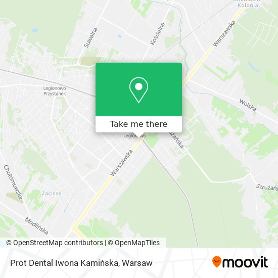 Prot Dental Iwona Kamińska map