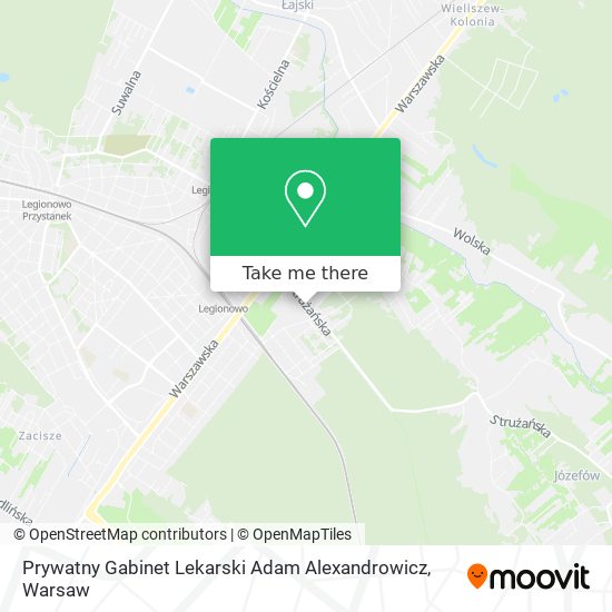 Prywatny Gabinet Lekarski Adam Alexandrowicz map