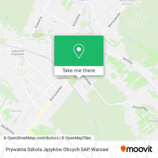 Prywatna Szkoła Języków Obcych SAP map