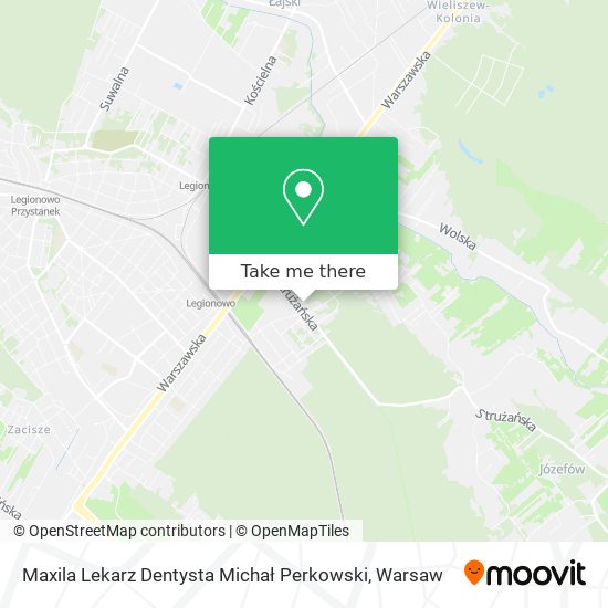 Maxila Lekarz Dentysta Michał Perkowski map