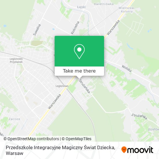 Przedszkole Integracyjne Magiczny Świat Dziecka map