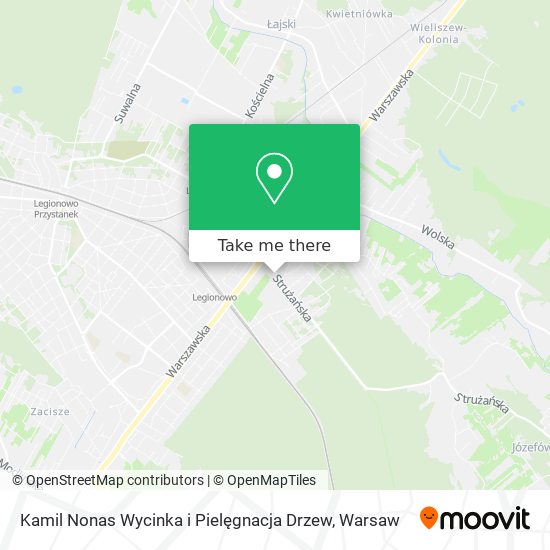 Kamil Nonas Wycinka i Pielęgnacja Drzew map