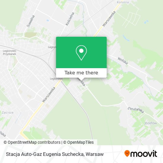 Stacja Auto-Gaz Eugenia Suchecka map