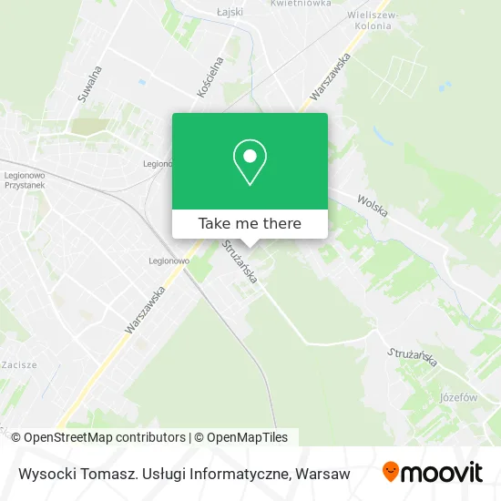 Wysocki Tomasz. Usługi Informatyczne map