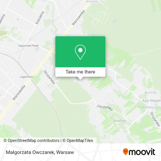 Małgorzata Owczarek map