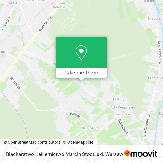 Blacharstwo-Lakiernictwo Marcin Stodulski map