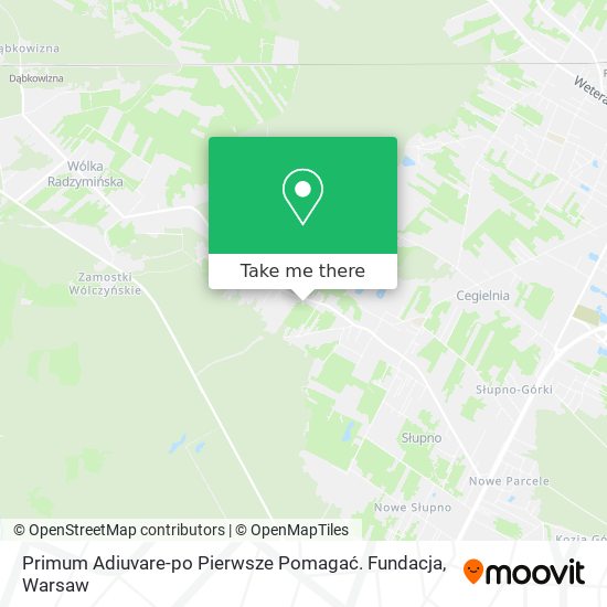 Primum Adiuvare-po Pierwsze Pomagać. Fundacja map