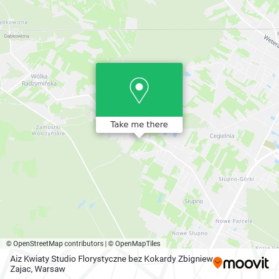 Aiz Kwiaty Studio Florystyczne bez Kokardy Zbigniew Zajac map