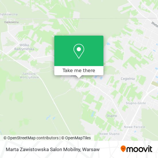 Карта Marta Zawistowska Salon Mobilny