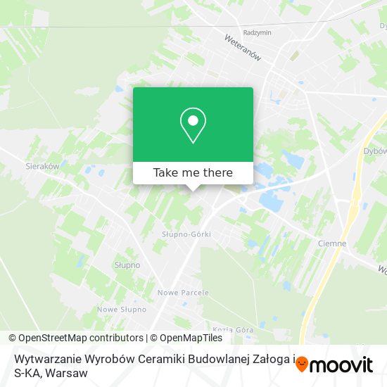 Wytwarzanie Wyrobów Ceramiki Budowlanej Załoga i S-KA map