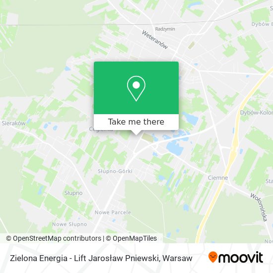 Zielona Energia - Lift Jarosław Pniewski map