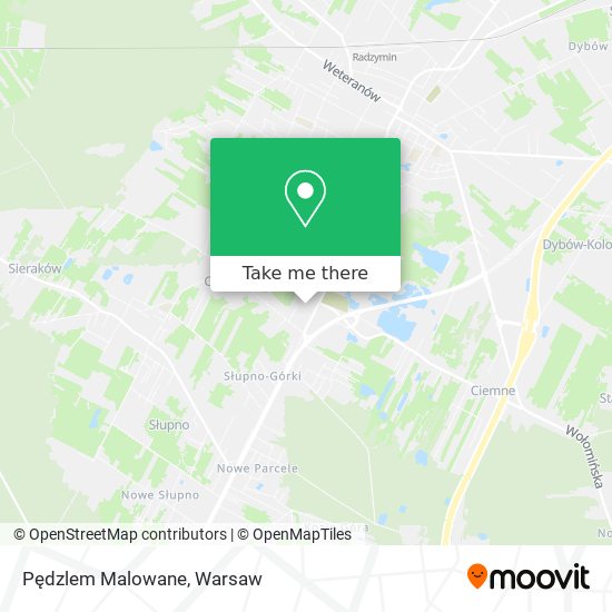 Pędzlem Malowane map