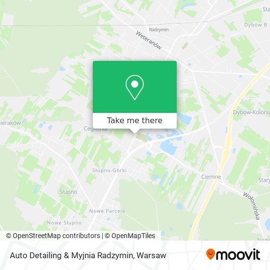 Auto Detailing & Myjnia Radzymin map