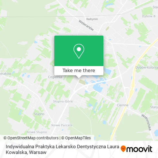 Карта Indywidualna Praktyka Lekarsko Dentystyczna Laura Kowalska
