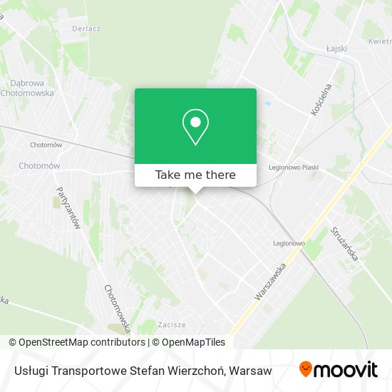 Usługi Transportowe Stefan Wierzchoń map