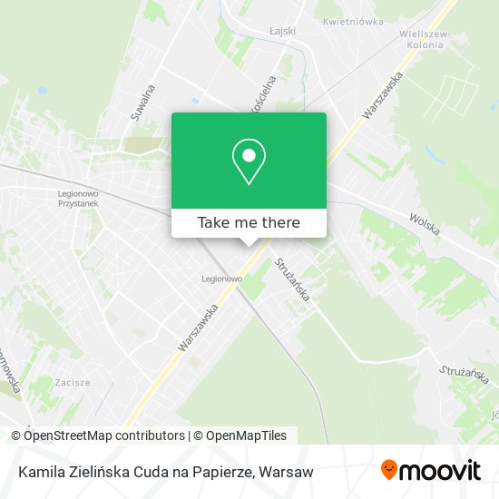 Kamila Zielińska Cuda na Papierze map