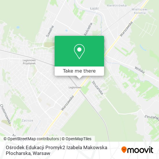 Ośrodek Edukacji Promyk2 Izabela Makowska Płocharska map