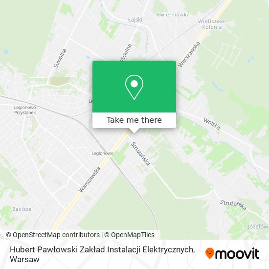 Hubert Pawłowski Zakład Instalacji Elektrycznych map