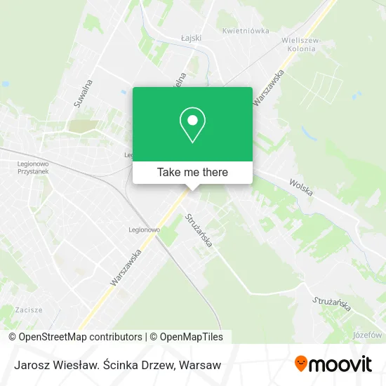 Jarosz Wiesław. Ścinka Drzew map