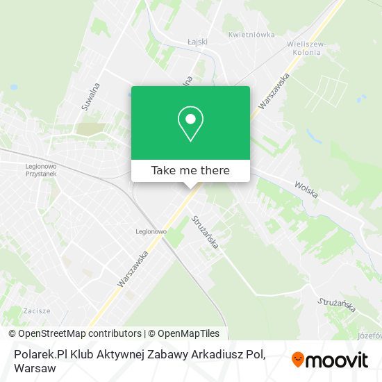 Карта Polarek.Pl Klub Aktywnej Zabawy Arkadiusz Pol