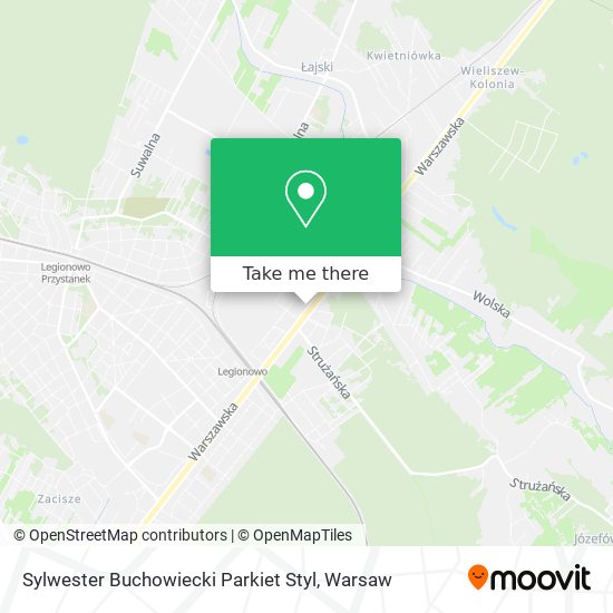 Sylwester Buchowiecki Parkiet Styl map