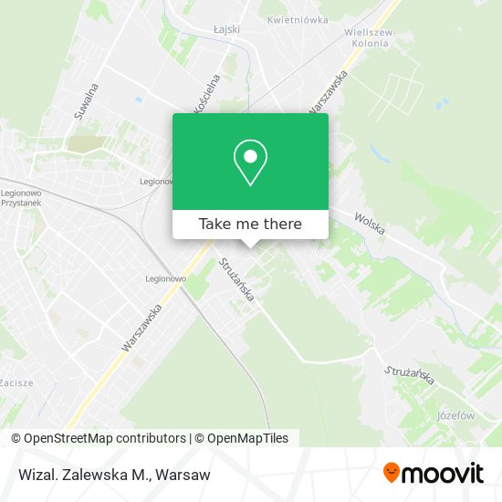 Wizal. Zalewska M. map