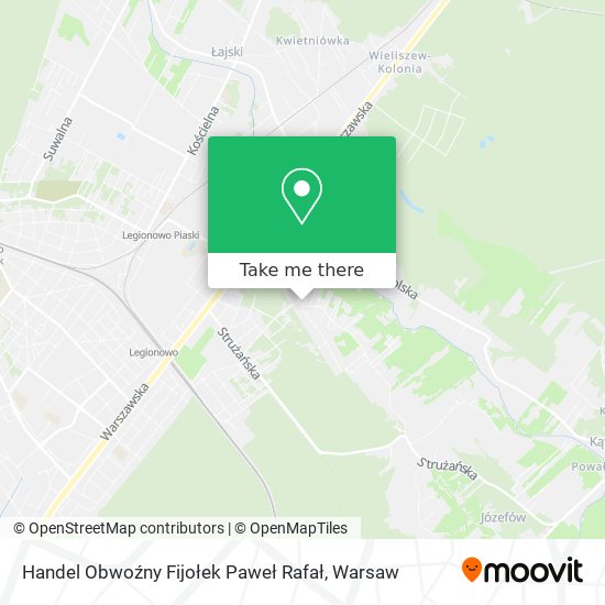 Handel Obwoźny Fijołek Paweł Rafał map