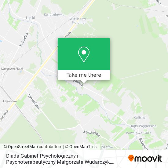 Diada Gabinet Psychologiczny i Psychoterapeutyczny Małgorzata Wudarczyk map