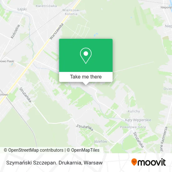 Szymański Szczepan. Drukarnia map