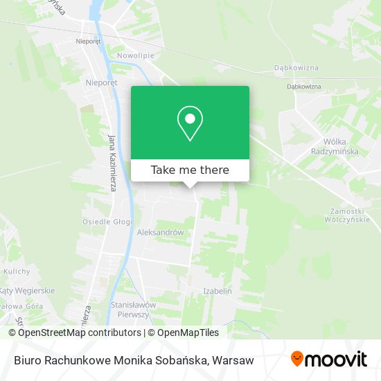 Biuro Rachunkowe Monika Sobańska map