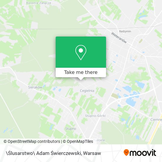 \Ślusarstwo\ Adam Świerczewski map