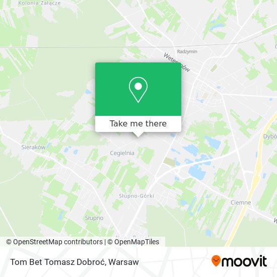 Tom Bet Tomasz Dobroć map