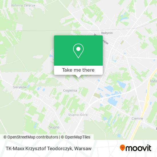 TK-Maxx Krzysztof Teodorczyk map